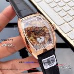 Perfect Replica Franck Muller Rose Gold Skeleton Watches 39mm
